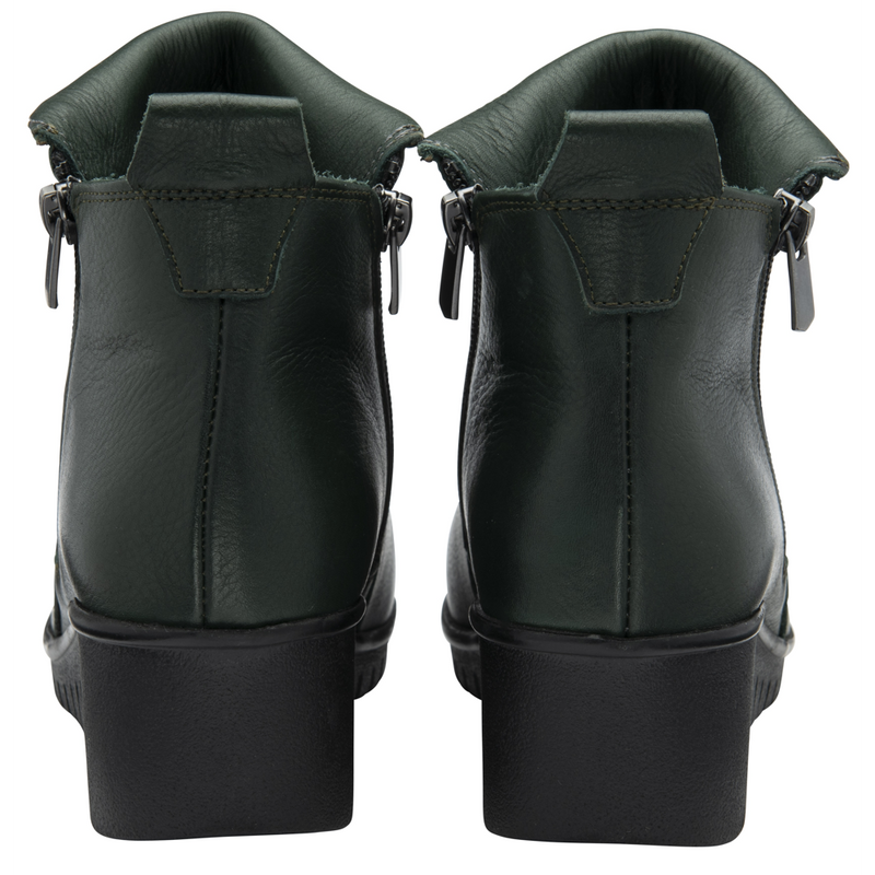 Lotus Cordelia Green Ankle Boots