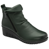 Lotus Cordelia Green Ankle Boots