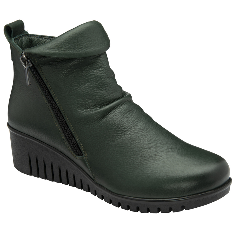 Lotus Cordelia Green Ankle Boots