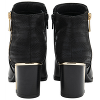 Lotus Danielle Black Ankle Boots