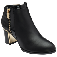 Lotus Danielle Black Ankle Boots