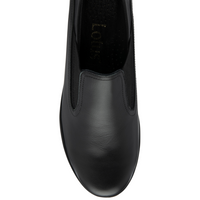 Lotus Delmar Black Leather Shoes