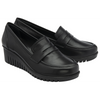 Lotus Detroit Black Leather Shoes