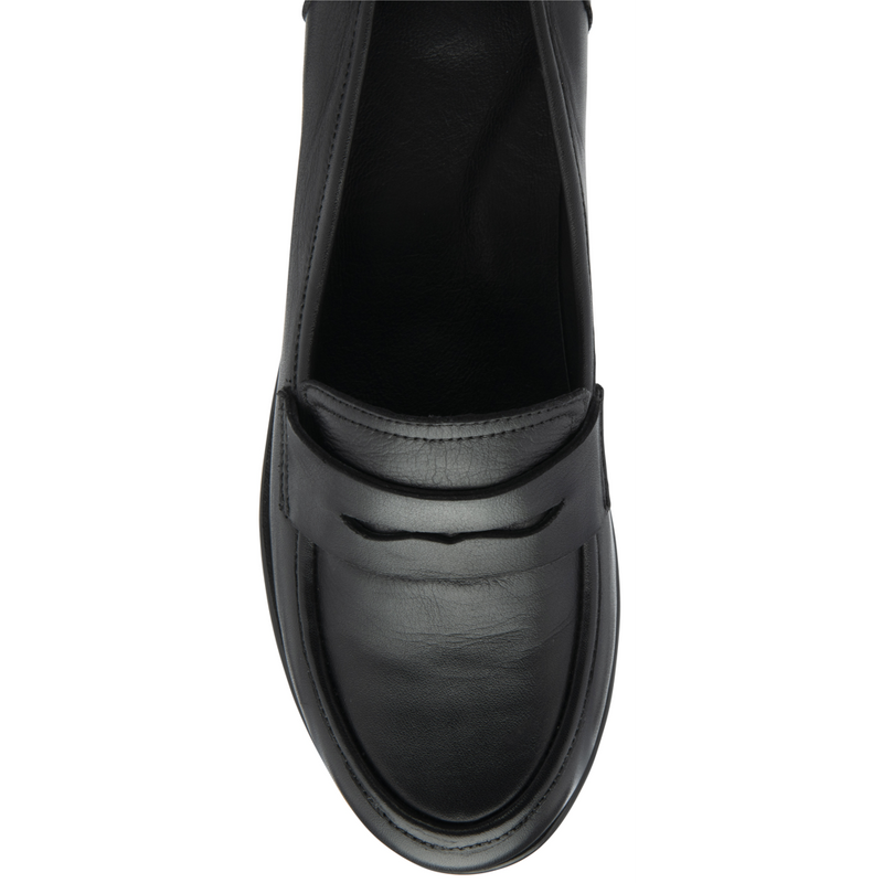 Lotus Detroit Black Leather Shoes