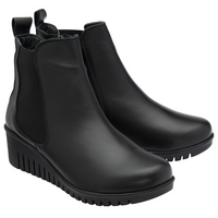 Lotus Dresden Black Ankle Boots