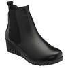 Lotus Dresden Black Ankle Boots