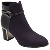 Lotus Ebony Purple Ankle Boots