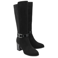 Lotus Elsa Black Long Boots