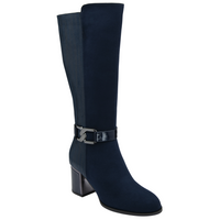 Lotus Elsa Navy Long Boots