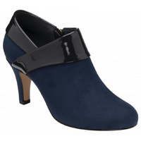 Lotus Maya Navy Patent Shoes