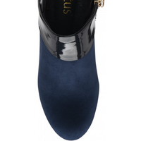 Lotus Maya Navy Patent Shoes