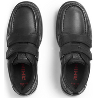 Start Rite Rhino Mission Black Leather School Shoes