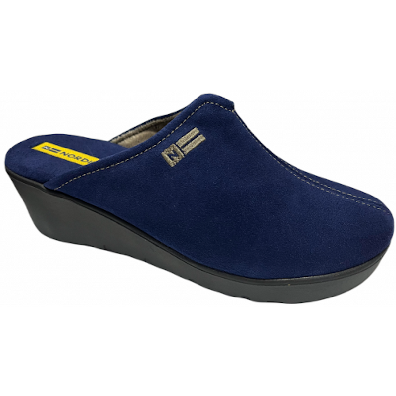 Nordikas 2287 (Natasha) Indico Suede Slippers