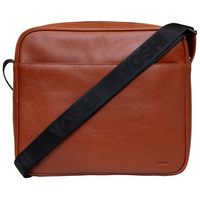 Yoshi Ridgewood Brown Leather Messenger Bag