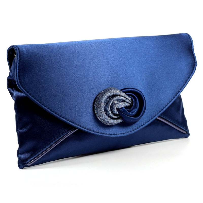 Lunar Ripley Navy Satin Bag