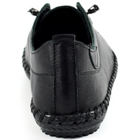 Lunar St Ives Black Sole Leather Shoes