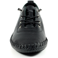 Lunar St Ives Black Sole Leather Shoes