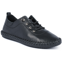 Lunar St Ives Black Sole Leather Shoes