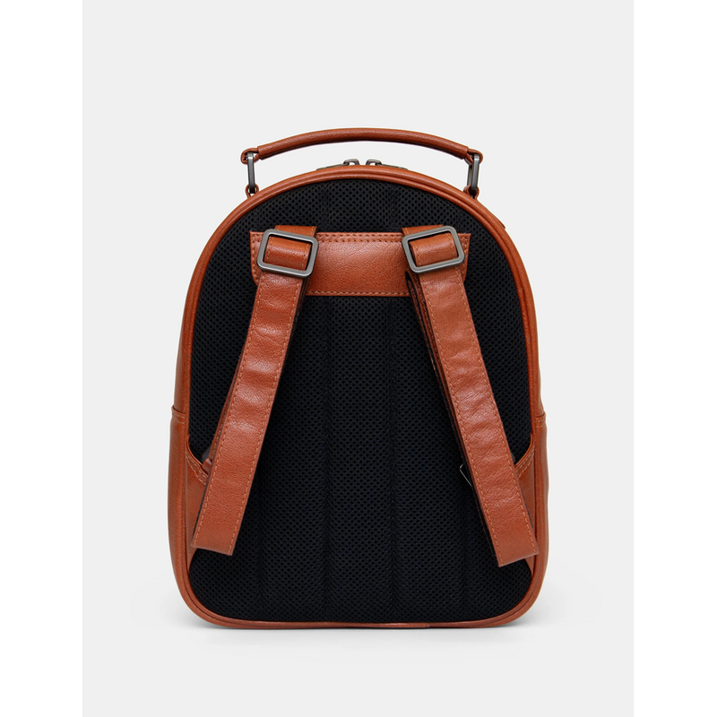 Yoshi Shakespeare Bookworm Brown Leather Backpack